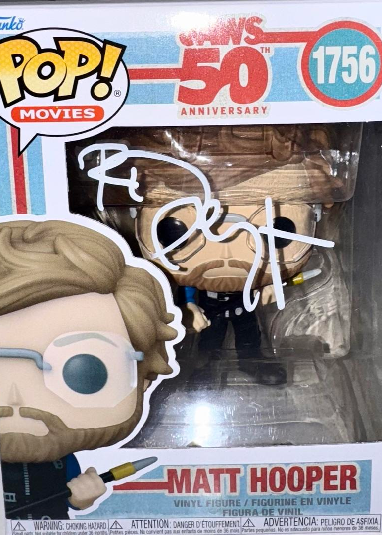 Richard Dreyfuss Signed Funko Pop #1756 50th Anniversary Matt Hooper (Jaws) - Beckett COA #01